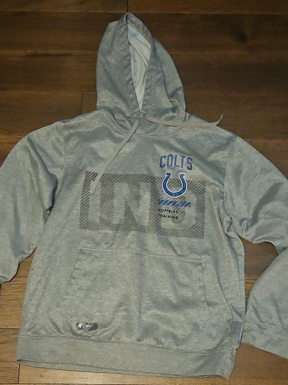 Indianapolis Colts Gray Pullover Hoodie - Team Logo